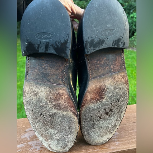 Bostonian Leather Brogue Oxford Dress Shoes Size 11.5 - Picture 4 of 5